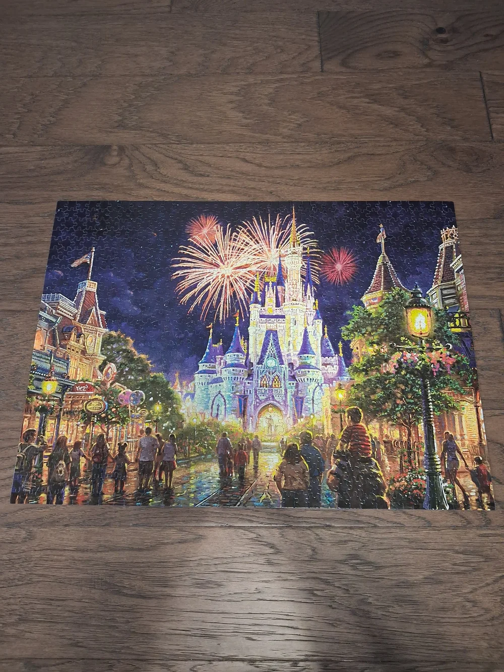 Lot of 2 Disney Thomas Kinkade Puzzles